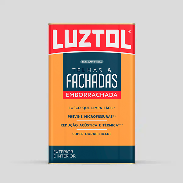 Tinta Emborrachada Luztol Parede e Telhas